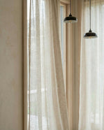 Load image into Gallery viewer, Natural linen sheer tulle in Natural colour - 1 panel
