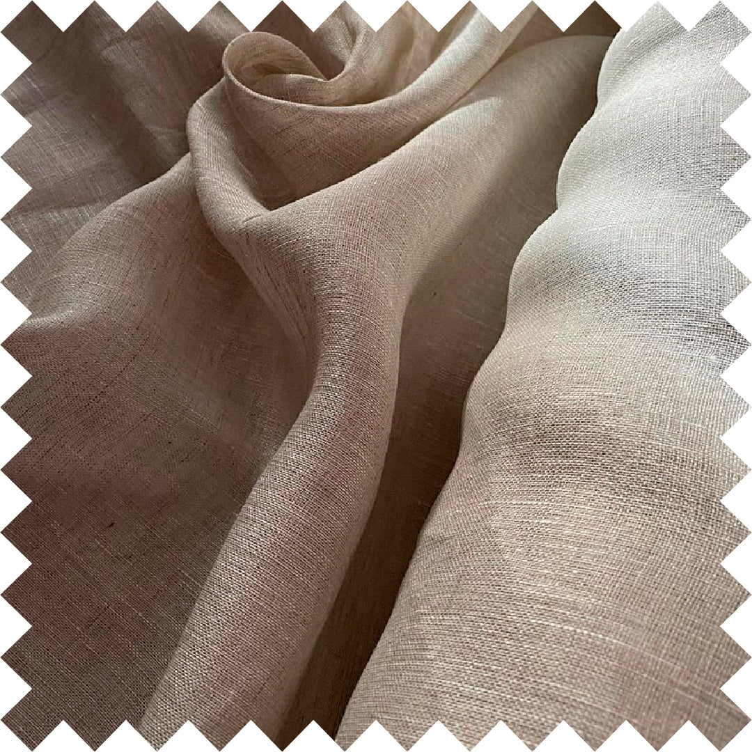 Natural linen tulle 90G/M²